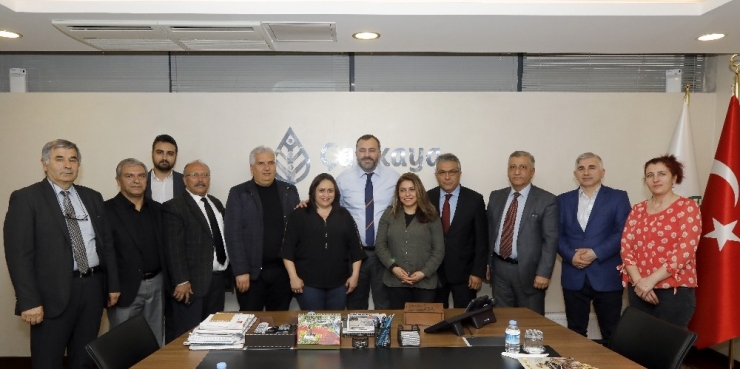 Çorum Hitit Dernekler Federasyonundan Başkan Taşdelen’e Ziyaret