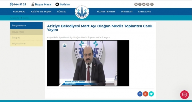 Aziziye Belediyesi’nden Bir İlk Daha