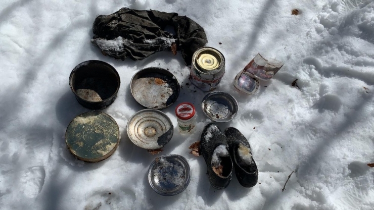 Bitlis’te Terör Örgütüne Ait Malzemeler Ele Geçirildi