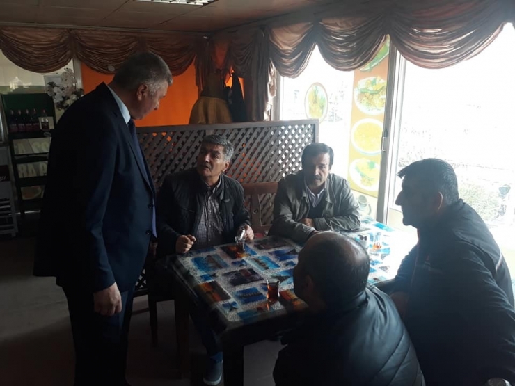 Chp’den Akçadağ’da Muhtarlarla Toplantı