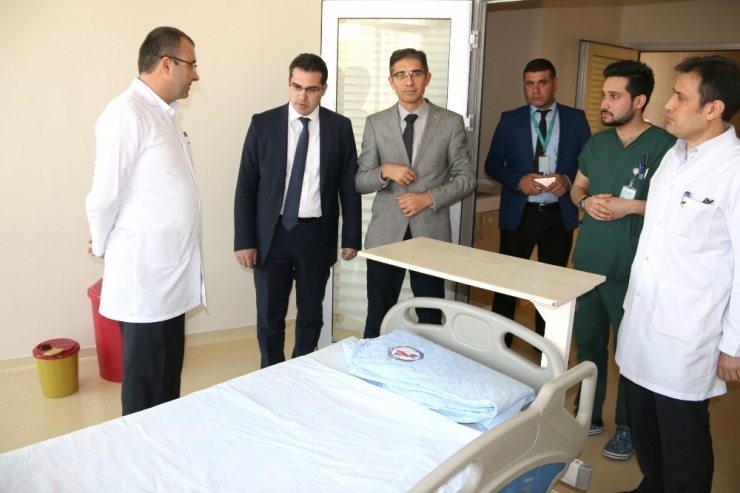 İl Sağlık Müdürü Ağırtaş İncelemelerde Bulundu