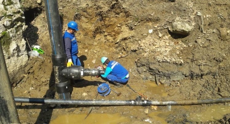Kuyucak’ta İçme Suyu Hattı Yenileniyor