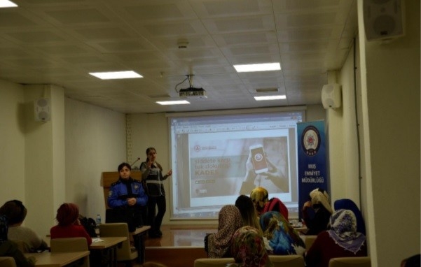 Muş Emniyet Müdürlüğünden Kades Bilgilendirme Çalışması