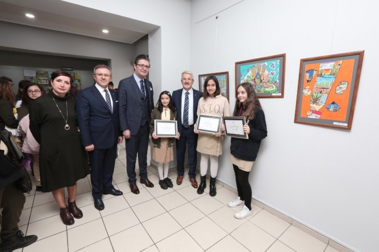 Çocuklar Hayâllerindeki Bursa’yı Çizdi