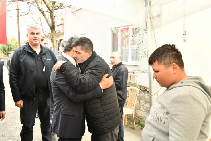 Vali Kaymak’tan İdlib Gazisi Ve Şehit Ailesine Moral