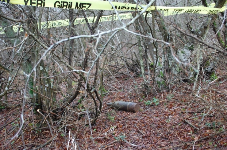 O İlçede 3 Gün Sonra İkinci Kez Tank Topu Mühimmatı Bulundu