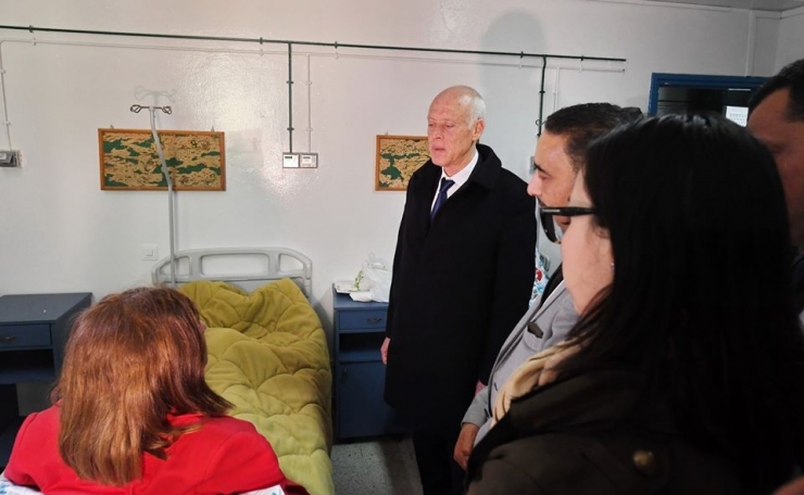 Tunus Cumhurbaşkanı Kays Said İntihar Saldırısında Yaralananları Ziyaret Etti