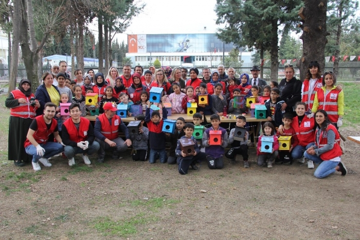 Samsun’da Kuşlar İçin Rengarenk Yuvalar