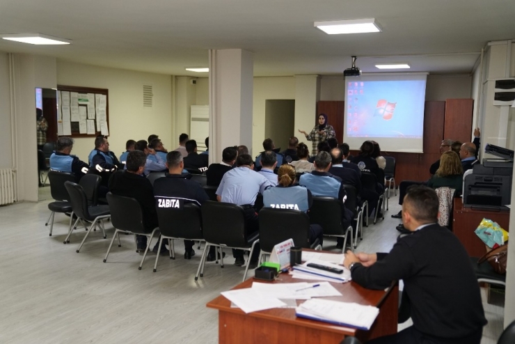 Belediye Personeline Korona Virüs Eğitimi