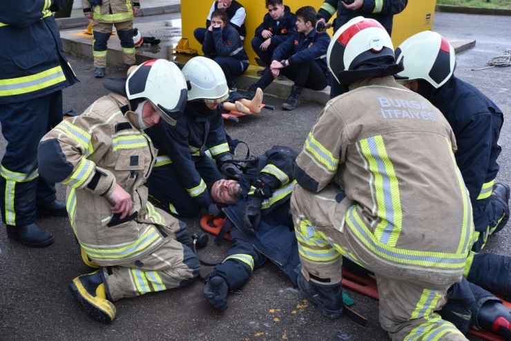 İtfaiyede Uluslararası Tatbikat