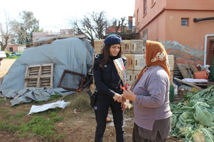 Polis, Tarlada Çalışan Kadınları Unutmadı