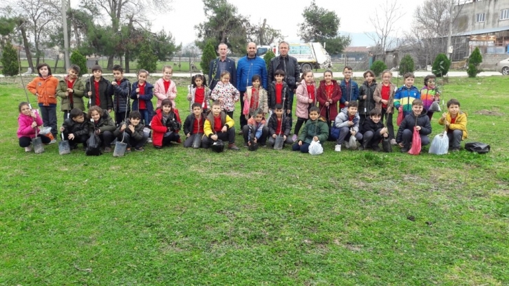 Baharın Gelişini Fidan Dikerek Kutladılar