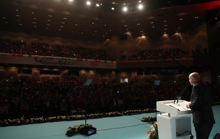 Cumhurbaşkanı Recep Tayyip Erdoğan: "Vicdanları Nasır Tutmuş Bir Dünyanın 8 Mart Dünya Kadınlar Günü Kutlaması, Kelimenin Tam Anlamıyla Riyakarlıktır."