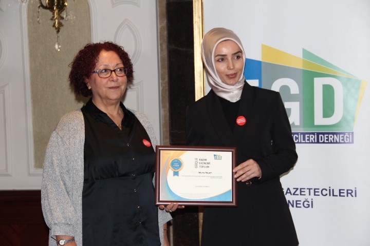 Sanayi Sitesindeki Girişimci Kadına ‘Güçlü Kadın Onur Belgesi’