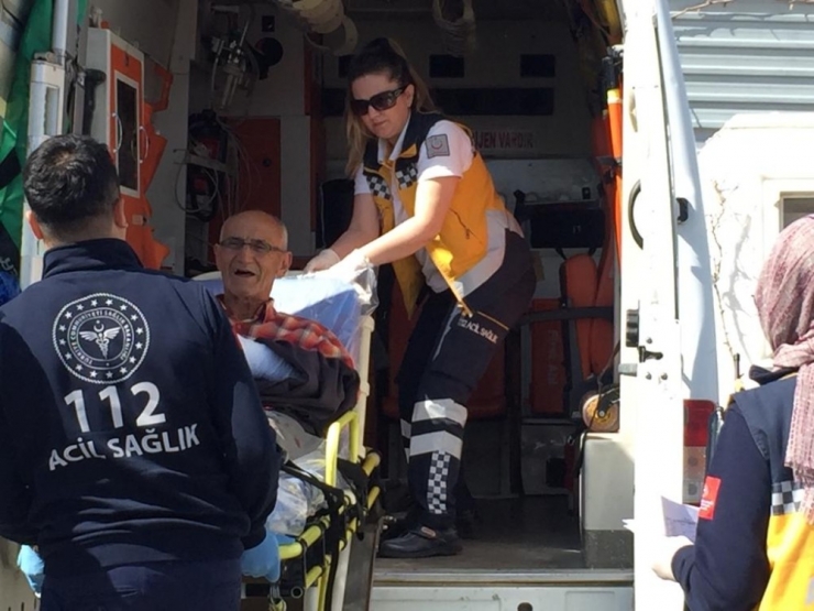 Silahla Yaralanan Adamın İmdadına Hava Ambulansı Yetişti