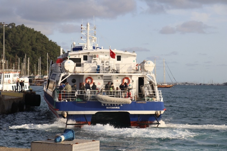 Marmaris Limanın Gelen Yolcu Girişine Termal Kamera Takıldı