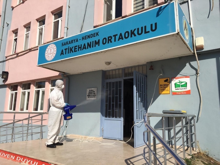 Sakarya’da Okullar Korona Virüs Tehdidine Karşı Dezenfekte Edildi