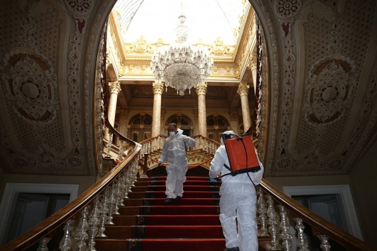 Milli Saraylarda Korona Virüsüne Karşı Milli Önlem