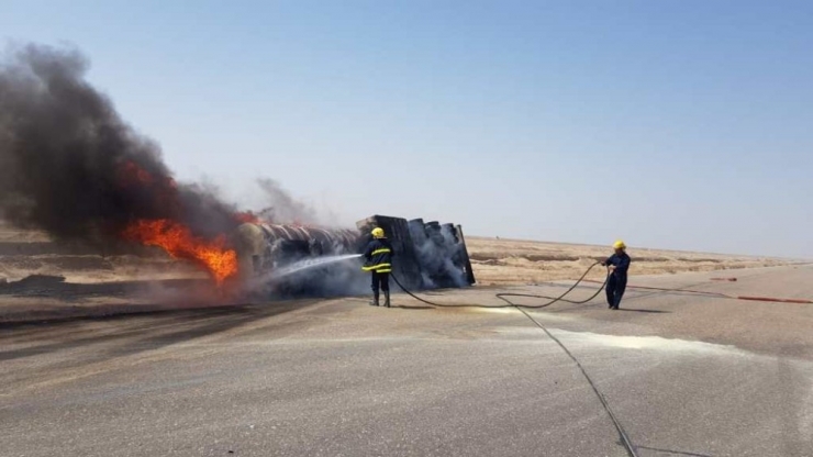 Irak’ta İki Yakıt Tankı Yolcu Otobüsü İle Çarpıştı: 13 Ölü