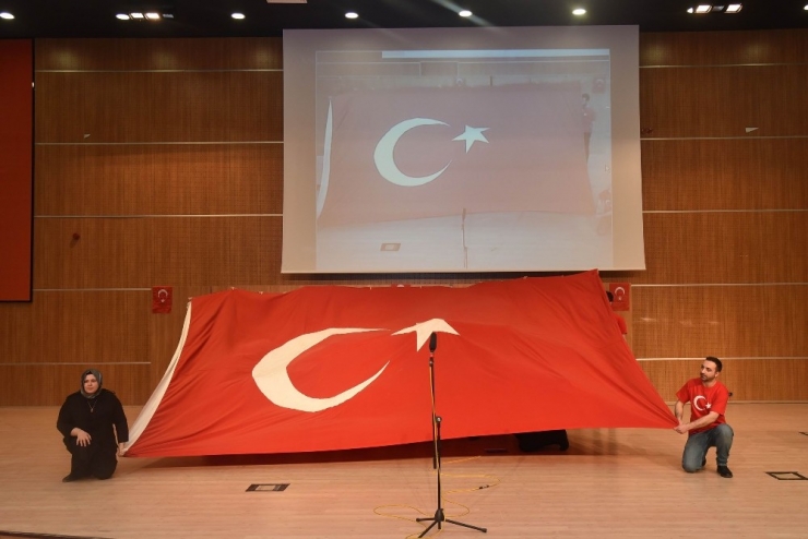 Kmü’de "İdlib Şehitlerini Anma Programı Düzenlendi