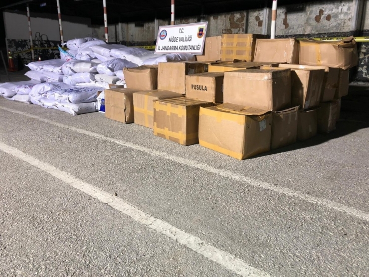 Niğde’de 3 Bin 650 Kilo Kaçak Tütün Ele Geçirildi