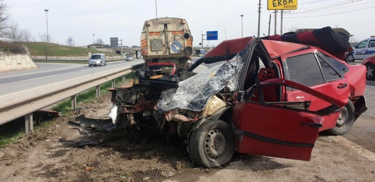 D-100 Karayolunda Trafik Kazası: 1’i Ağır Toplam 3 Yaralı