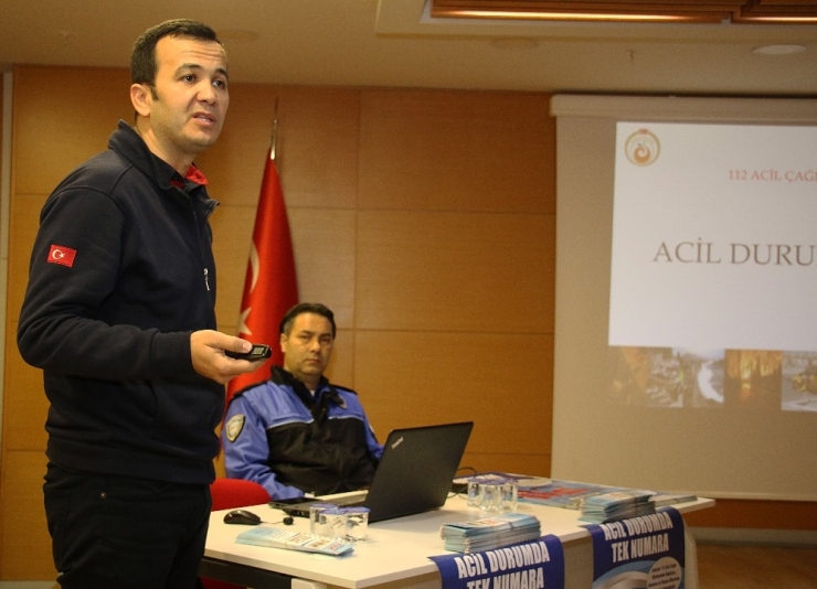 Büyükşehir Personeline 112 Farkındalık Eğitimi