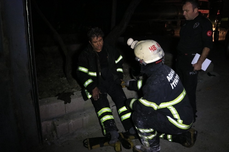 Adana’da Geri Dönüşüm Tesisinde Yangın