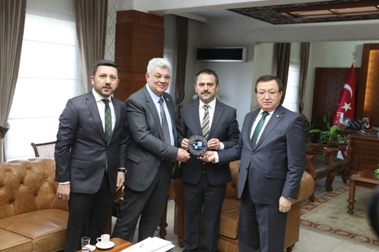 Uclg-mewa Heyetinden Vali Aktaş Ve Rektör Bağlı’ya Ziyaret