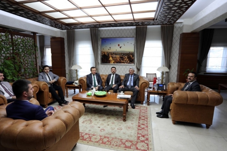 Uclg-mewa Heyetinden Vali Aktaş Ve Rektör Bağlı’ya Ziyaret