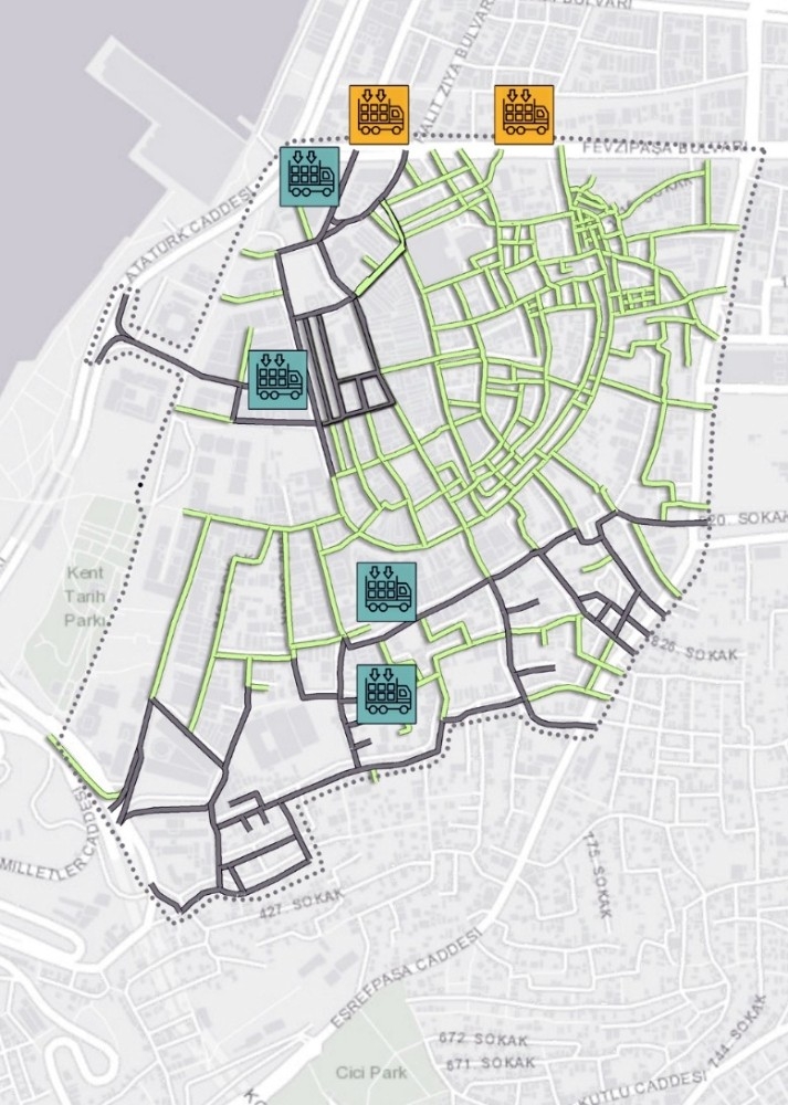 Kemeraltı’na Özel Lojistik Planı