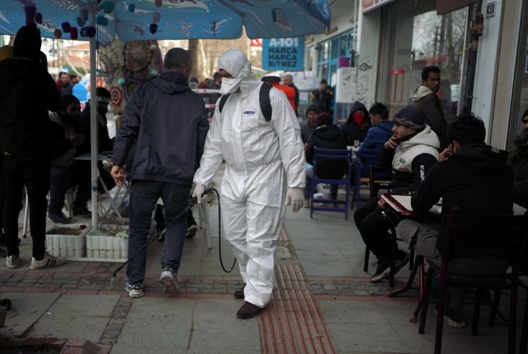Edirne’de Göçmenlerin Bulunduğu Bölgeye Korona Virüs Önlemi