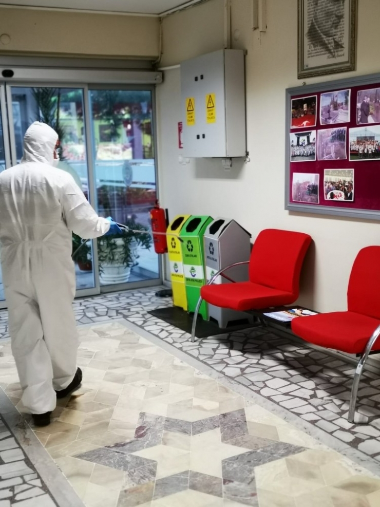 Ergene Belediyesi’nde Dezenfekte Çalışmaları Sürüyor