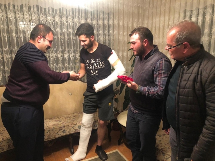 Münbiç Gazisinden İdlib Gazisine Ziyaret