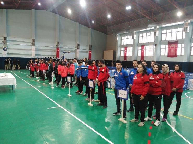 Kyk Masa Tenisi Bölge Şampiyonası Başladı