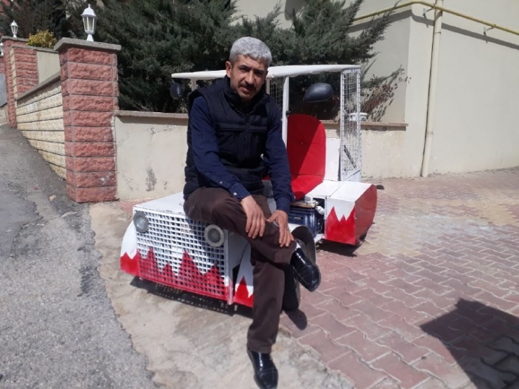 Kapıcı, Elektronik Atıklardan Elektrikli Araç Yaptı