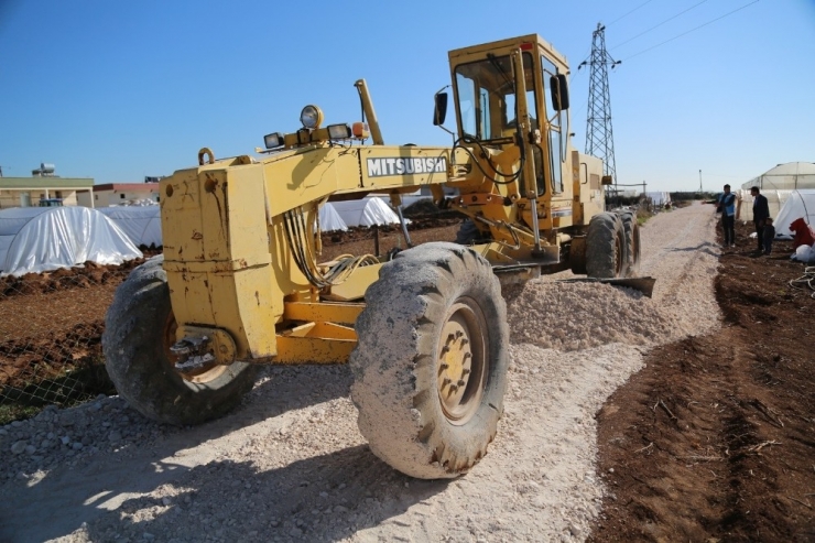 Havalar Isınınca Yol Yapım Çalışmaları Hız Kazandı