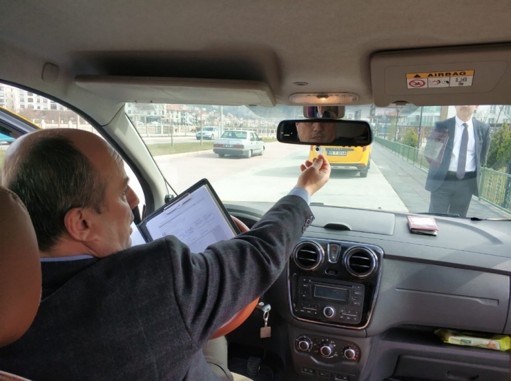 Amasya’da Taksimetre Denetimi