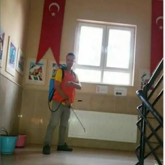 Adana’da Okullar Dezenfekte Edildi