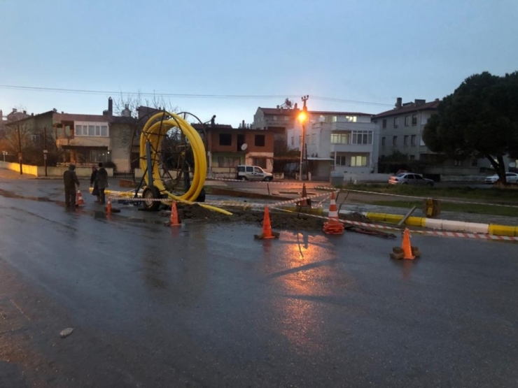 Burhaniye Doğalgaza Kavuştu