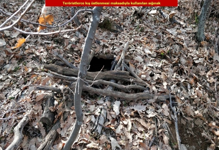 Teröristlerin İnleri Yerle Bir Edildi