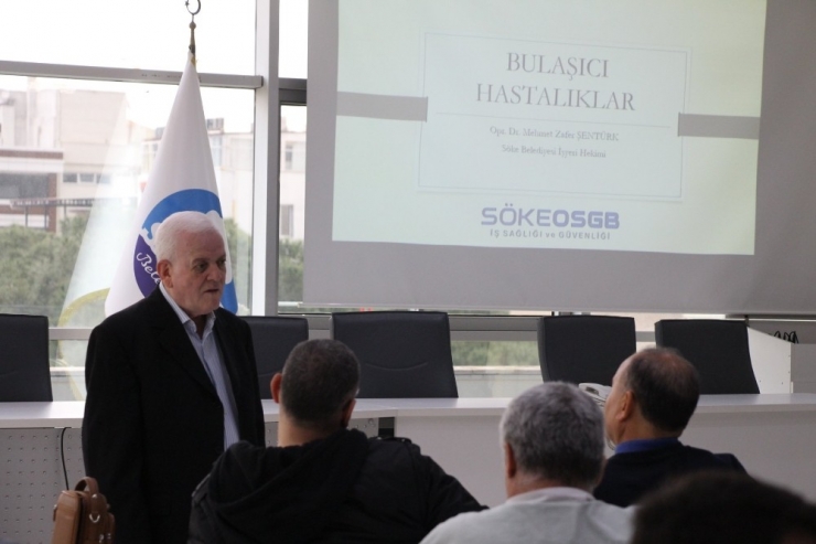 Söke Belediye Personeline Koronavirüs Bilgilendirmesi