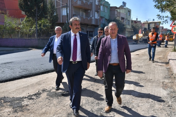 Çetin: "Tüm Sokakları Program Dahilinde Asfaltlayacağız"