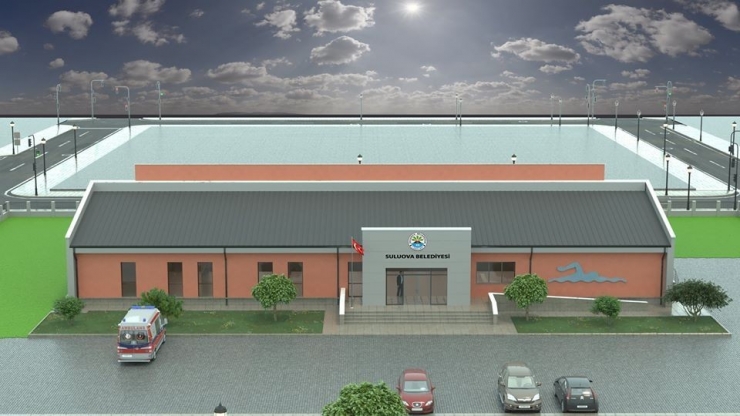 Suluova Olimpik Yüzme Havuzu’nun Temel Kazı Çalışmaları Başladı