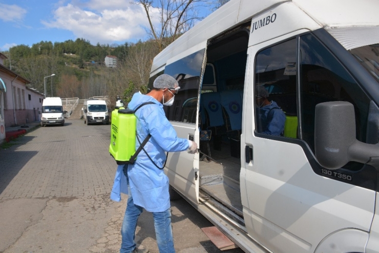 Yenice’de Dezenfekte Çalışmaları Devam Ediyor