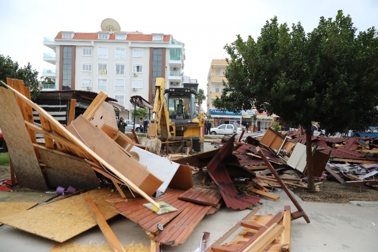 Alanya Belediyesinden Kaçak Yapılarla Mücadele