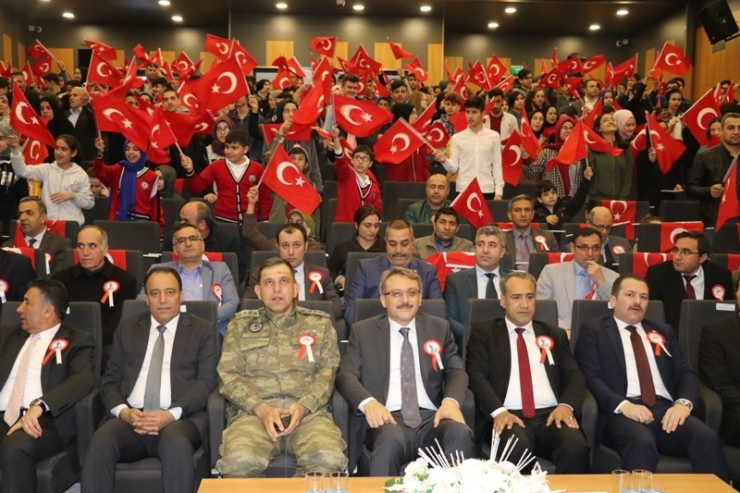 Bingöl’de İstiklal Marşı’nın Kabulünün 99. Yılı Kutlandı