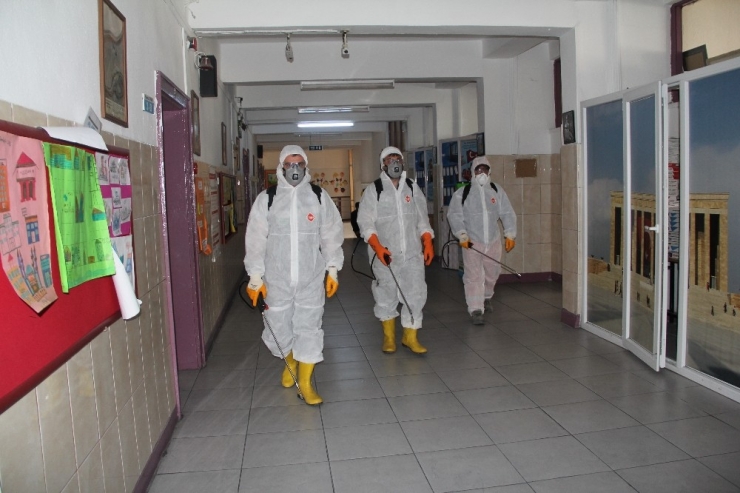 Çorum’da Okullar İlaçlanıyor