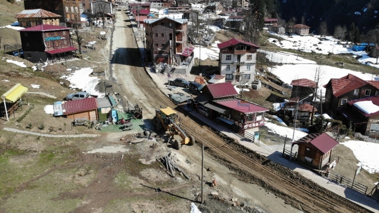 Ayder’de Dönüşüm Altyapı Ve Yol Çalışmaları İle Başladı