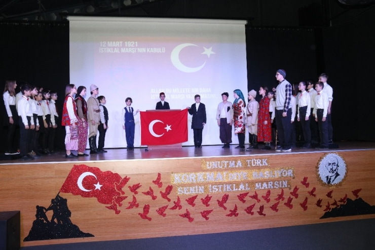 Ergene’de İstiklal Marşı’nın Kabulünün 99. Yılı Kutlandı